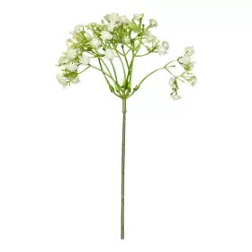 Élethű mű rezgővirág ág – fehér, 26 cm