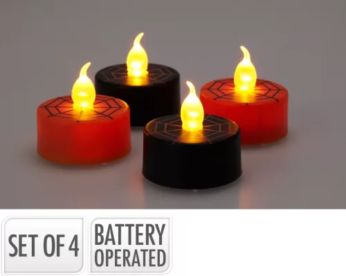 Halloween LED mécses szett 4 db/szett