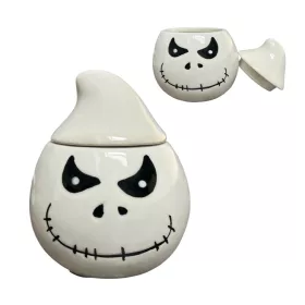 Tároló tégely 12cm halloweenre - Szellemes