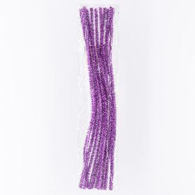 Zsenilia 10db/cs metál lila