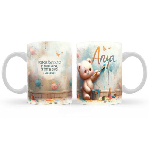 Bögre 3 dl - Boldogságot festesz anya