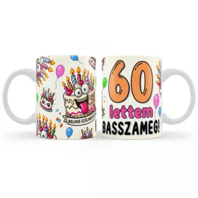 Bögre 3dl - 60 lettem basszameg