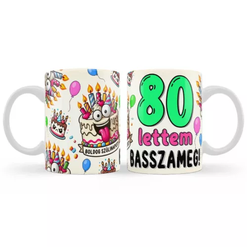 Bögre 3dl - 80 lettem basszameg