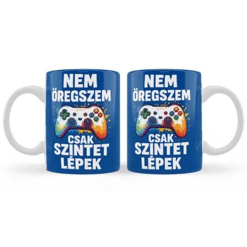 Gamer Szülinapi Bögre - Nem öregszem csak szintet lépek