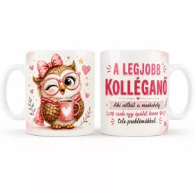 Bögre 3dl – Legjobb Kolléganő Aki Nélkül A Munkahely