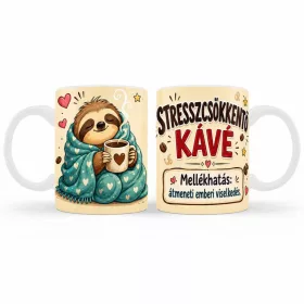 Bögre 3dl – Stresszcsökkentő Kávé 