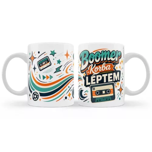  Bögre 3 dl - Boomer Korba Léptem Vicces 