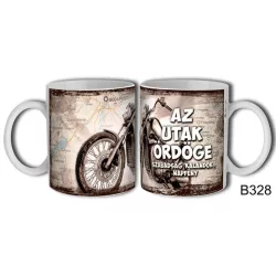 Bögre az utak ördöge ajándék motorosoknak