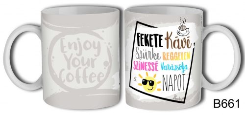 Bögre 3dl -Fekete kávé 