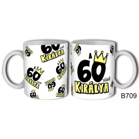 Bögre A 60-esek királya születésnapi ajándék