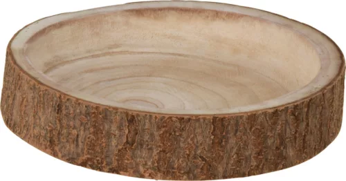 Natúr fa tál kéreggel – 25 cm