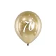 Latex lufi arany 70-es  30cm  6db
