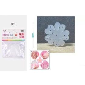 Lufi virág klipsz 8 cm 