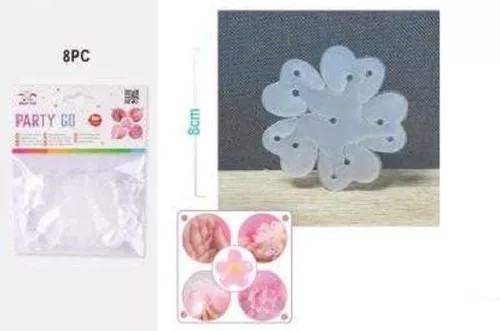 Lufi virág klipsz 8 cm 