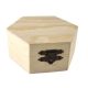 Natúr fa doboz 9x8x4 cm – dekorálható tároló doboz