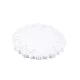 Tortaalátét kerek fehér csipkés 38cm 12db-os