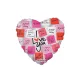45cm-esI Love you-post it fólia lufi