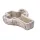 Cement kaspó, kereszt, szürke  21,5x17,5x6,5cm
