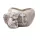 Cement kaspó, angyalkás szív, szürke 17x12x10cm