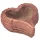 Cement kaspó, szív forma szürke-arany  20x18,5x8,5cm
