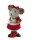 Egér figura lány szívvel 8cm