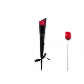 Szappan rózsaszál  32cm piros