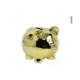 Persely malac  9cm arany