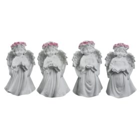 Angyal álló fehér 11 cm 4 féle válaszható/db 