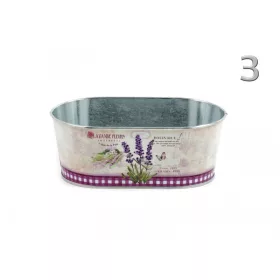 Kaspó ovál levendulás 17 cm