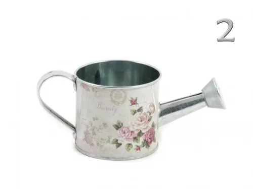 Locsolókanna rózsás 16cm 2