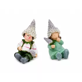   Levendula figura fiú vagy lány ülő 9cm polirezin válaszható/db