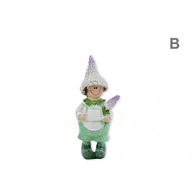 Levendula figura fiú 12cm polirezin 