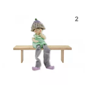 Lógólábú levendula figura fiú 9cm  polirezin