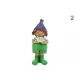 Levendula figura fiú+állat 15cm polirezin