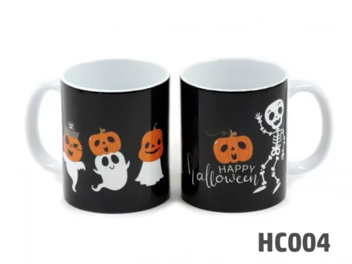 Halloween bögre csontváz+szellemek 3dl 