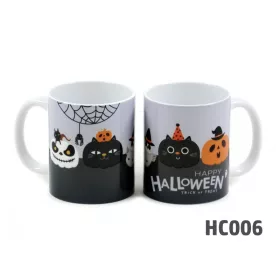 Halloween bögre tökök+pók 3dl 