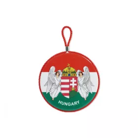Edényalátét Hungary angyalos címer mintával 17x19 cm