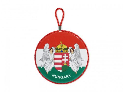 Edényalátét Hungary angyalos címer mintával 17x19 cm