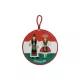 Edényalátét Hungary népviseletes mintával 17x19 cm