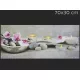 Viágító falikép pink orchideás 70x30cm 5 leddel