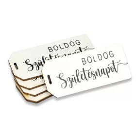 Nyomtatott dekorkarton - Boldog születésnapot tábla/db

