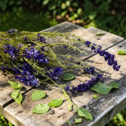 Szárított szarkaláb kék natúr 110g
