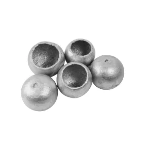 Bell cup 4-5 cm glitteres ezüst 