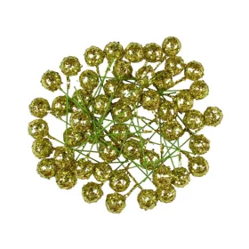 Betűző bogyó 2cm nagy glitter arany 