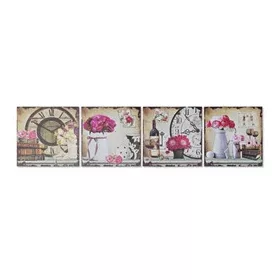 Kép csendélet vászon 40x1,8x40cm bézs,pink választható