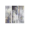 Kép absztrakt vászon kézzel festett 40x2,8x120cm színes 3 féle választható