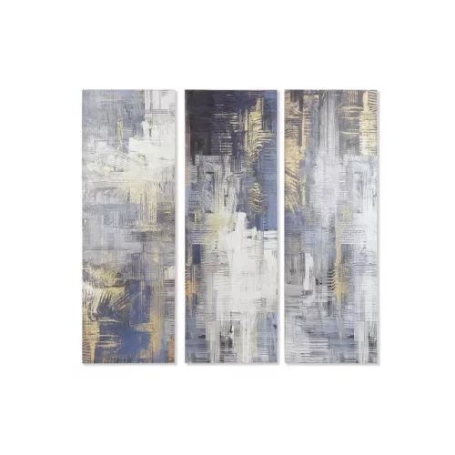 Kép absztrakt vászon kézzel festett 40x2,8x120cm színes 3 féle választható