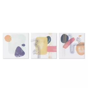   Vászonkép színes absztrakt mintával 40x1,8x40cm 3 féle választható