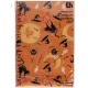 Halloween asztalterítő – boszorkányos és fekete macskás minta 130x180 cm