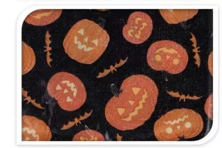 Halloween asztalterítő – töklámpás minta 130x180 cm